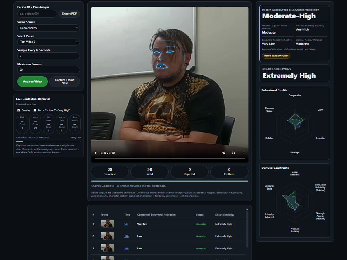 Acuity Interface Preview